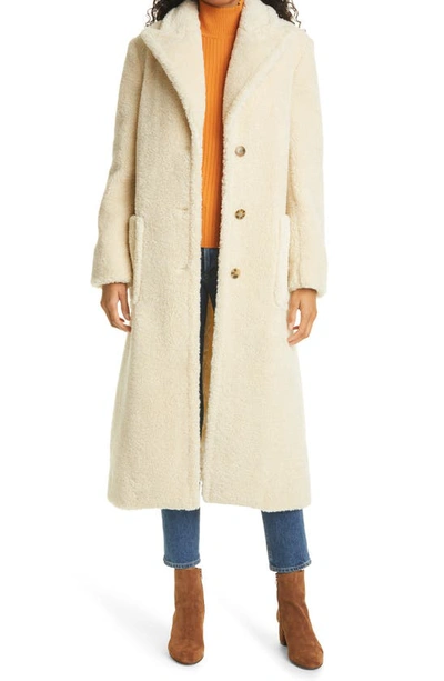 Tory burch top shearling coat