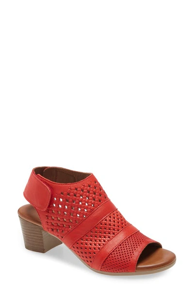 Shop Sheridan Mia Tandy Sandal In Red Leather