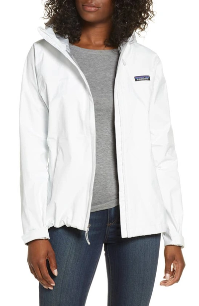 Shop Patagonia Torrentshell 3l Packable Waterproof Jacket In Birch White