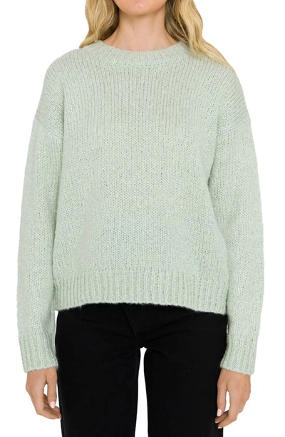 Shop English Factory Crewneck Sweater In Green