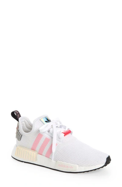 Shop Adidas Originals Nmd R1 Sneaker In White/ True Pink/ Core Black