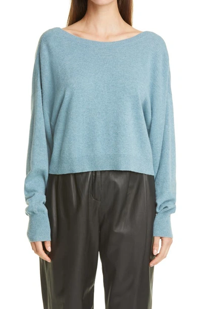 Shop Remain Birger Christensen Valcyrie V-back Wool Sweater In Lead