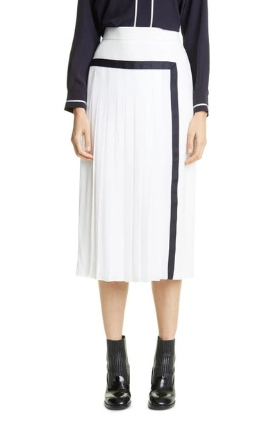 Shop Max Mara Pinne Skirt In White