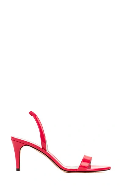 Shop Aera Sally Ankle Strap Sandal In Fuchsia Patent-effect