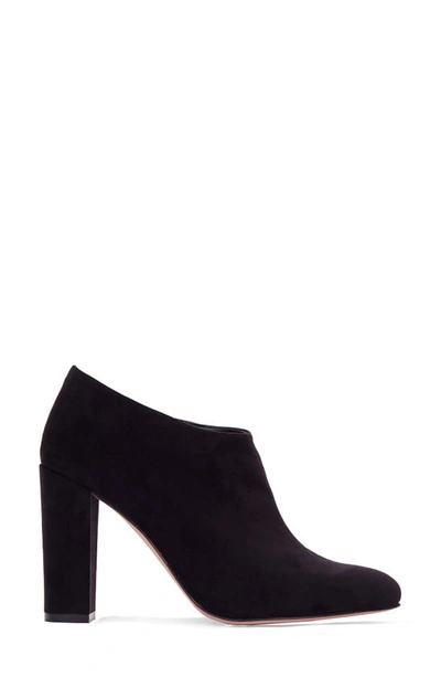 Shop Aera Virginie Bootie In Black Suede-effect