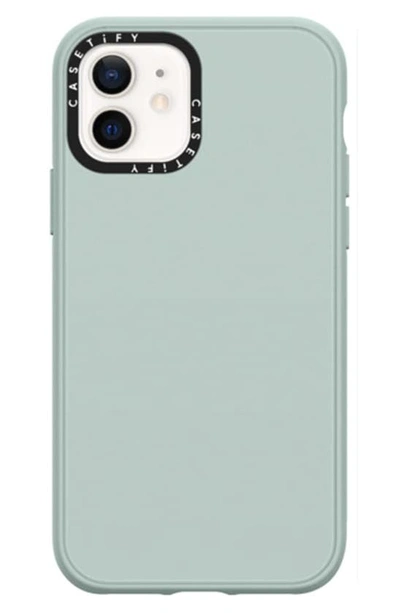 Shop Casetify Solid Impact Iphone 12 Mini Case In Matte Sky