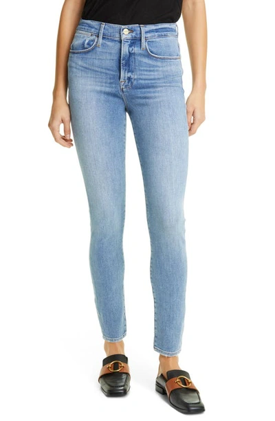 Shop Frame Le High Skinny Ankle Jeans In Melville