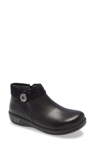 Shop Alegria Sitka Bootie In Black Leather