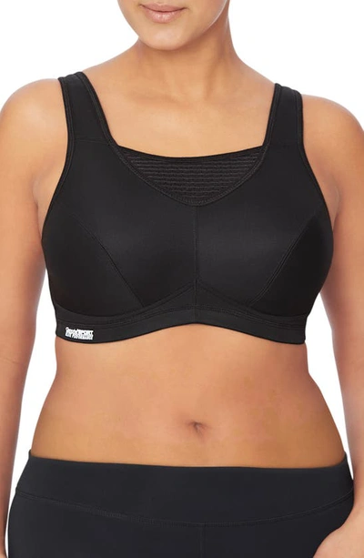 Shop Glamorise No-bounce Camisole Elite Sports Bra In Black