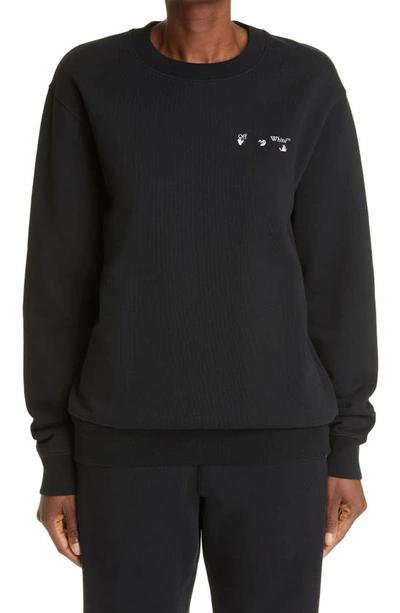 Shop Off-white Sweatshirt In Black Grey