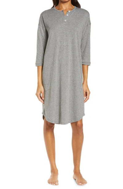 Shop Papinelle Unwind Nightgown In Grey