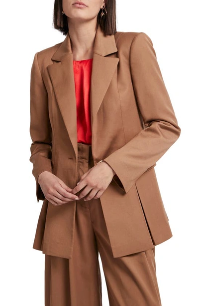 Shop Aje Absolute Blazer In Camel