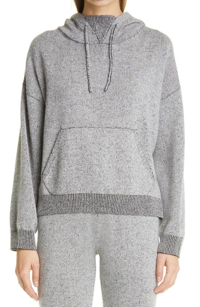 Shop John Elliott Two-tone Wool & Cashmere Hoodie In Grey X Black