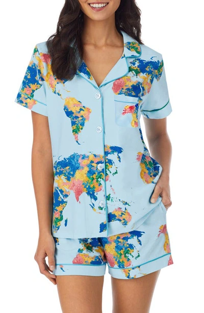 Shop Bedhead Pajamas Classic Shorty Pajamas In World Of Color