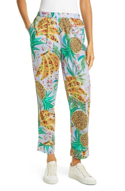 Shop Farm Rio Mixed Fruits Pajama Style Crop Pants In Multi