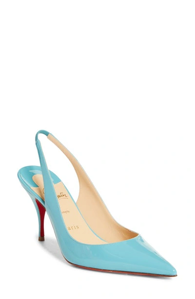Shop Christian Louboutin Clare Pointed Toe Slingback Pump In Noumea