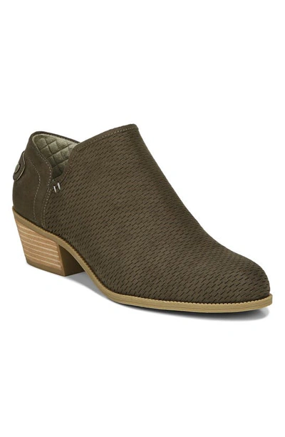 Shop Dr. Scholl's Better Bootie In Olive Fabric