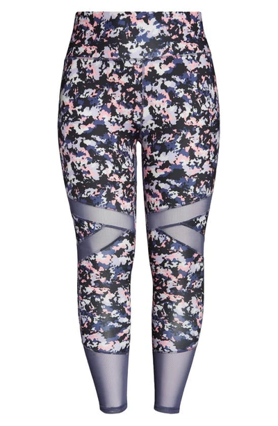 Shop Superdry Studio Leggings In Grey Camo