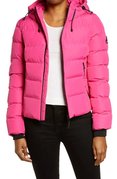 Superdry Spirit Sports Puffer Jacket In Pink | ModeSens