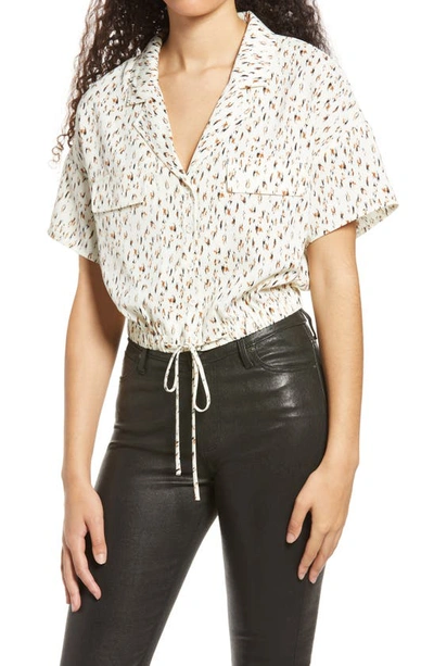 Shop All In Favor Animal Print Camp Shirt