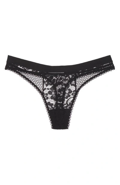 Shop Else Petunia Thong In Black