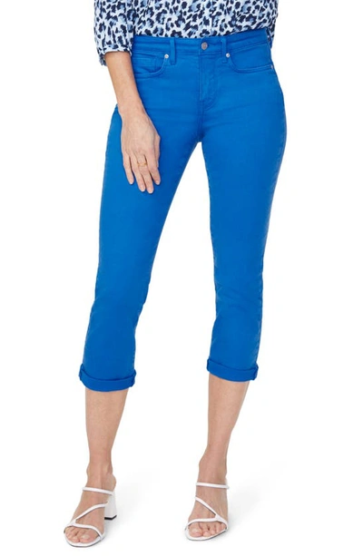 Shop Nydj Chloe Capri Jeans In Blue Harbour