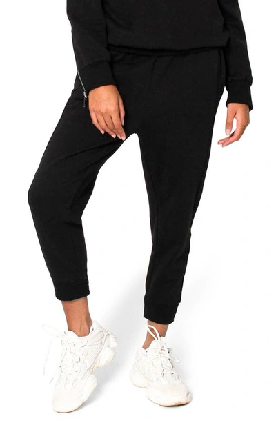 Shop Absence Of Colour Issey Zipper Detail Joggers In Black