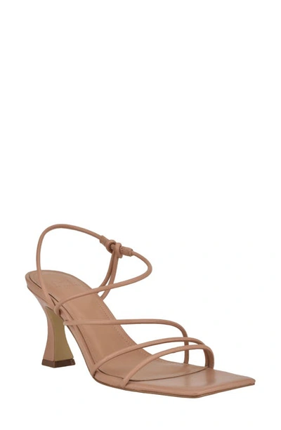 Shop Marc Fisher Ltd Dami Strappy Sandal In Macaroon Leather