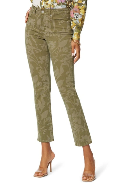 Shop Nydj Sheri High Waist Stretch Slim Ankle Jeans In Silhouette Vines