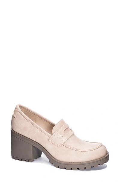 Shop Dirty Laundry Liberty Loafer In Natural Faux Leather