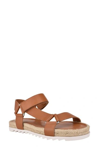 Shop Marc Fisher Ltd Jecca Strappy Sandal In New Luggage Leather