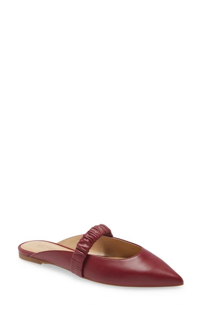 Shop Michael Michael Kors Raleigh Mule In Maroon Leather