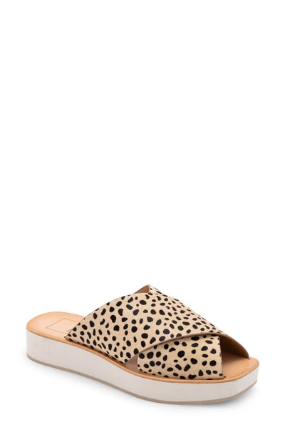 Dolce vita sales leopard slide