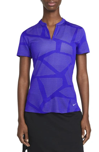 Shop Nike Breathe Golf Polo In Concord/ Light Thistle