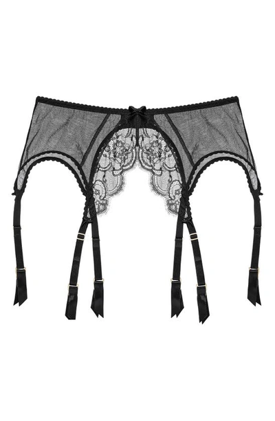 Dita Von Teese Muse Suspender Garter Belt In Black