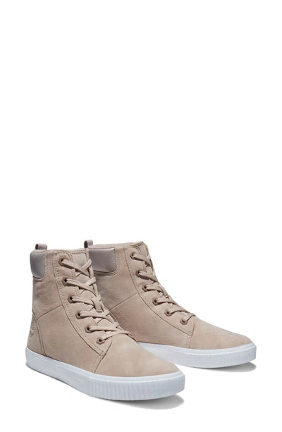 Shop Timberland Sky Bay Lace-up Bootie In Light Beige Suede