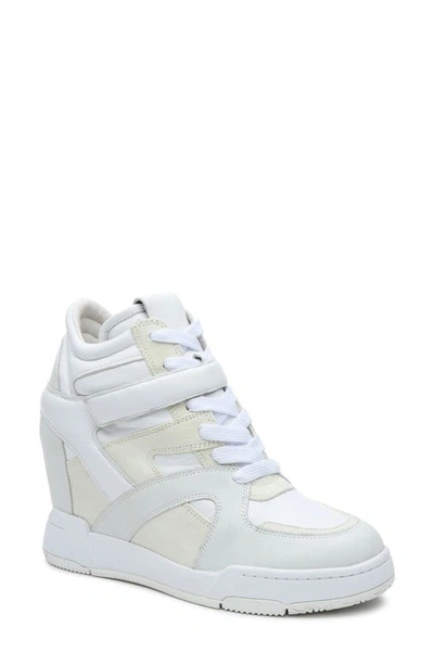 Shop Ash 'body' Wedge Sneaker In White