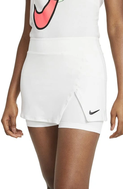 Shop Nike Court Victory Tennis Skirt In White/ Black