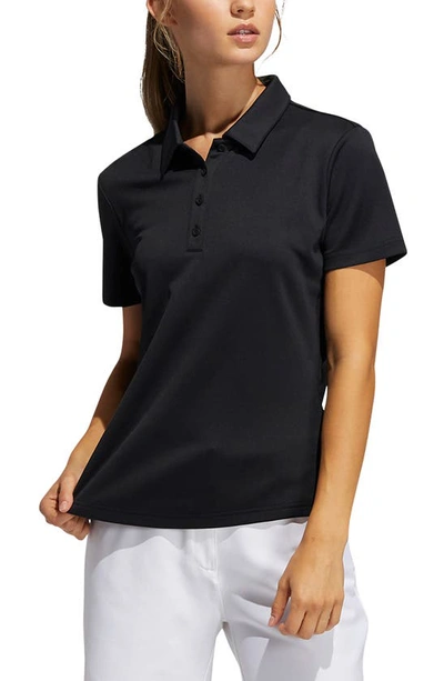 Shop Adidas Golf Performance Polo In Black