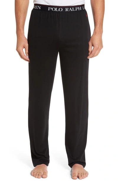 Shop Polo Ralph Lauren Cotton & Modal Lounge Pants In Polo Black