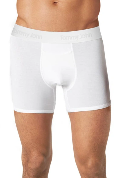 Shop Tommy John Second Skin Boxer Briefs In White