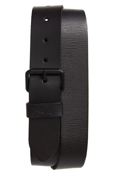 Shop Allsaints Leather Belt In Black