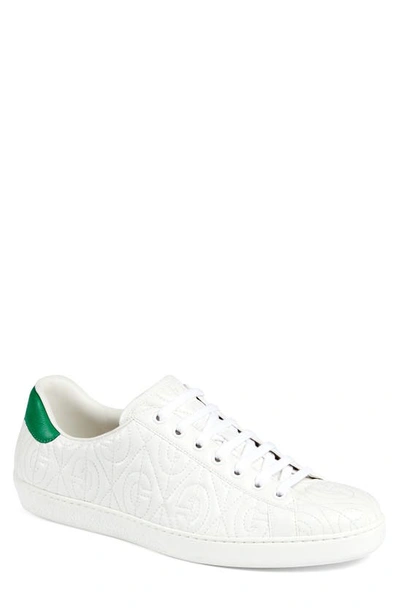 Shop Gucci Quilted Sneaker In Great White