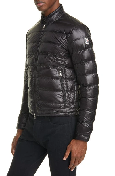 Shop Moncler Acorus Down Puffer Jacket In Black