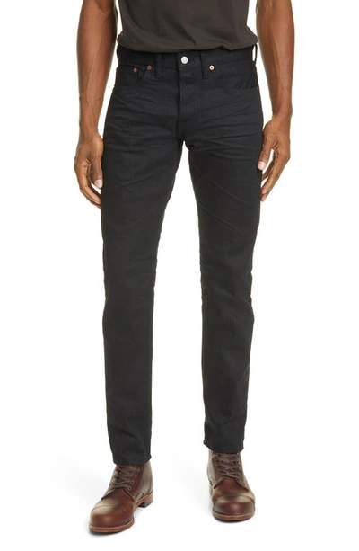 Shop Rrl Slim Fit Selvedge Jeans In Black