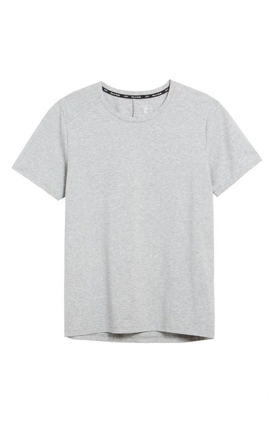 Shop On Stretch Organic Cott T-shirt In Grey
