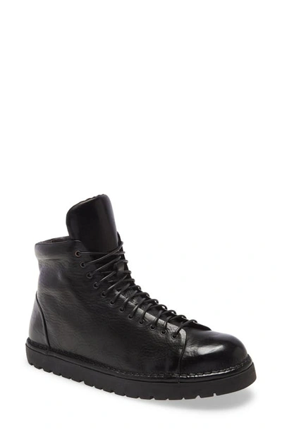 Shop Marsèll Pallottola Pedula Combat Boot In Black