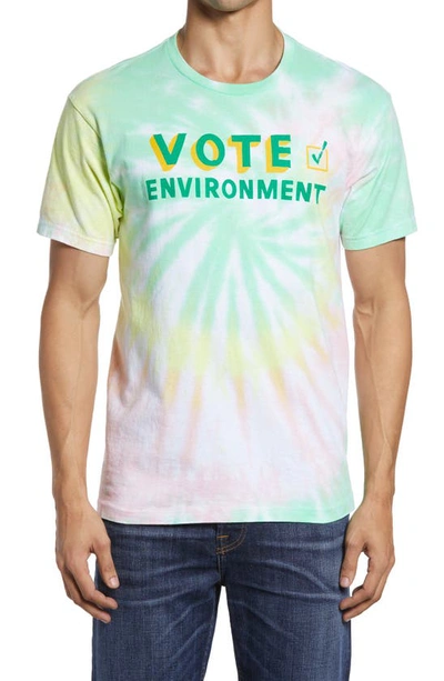 Shop Parks Project X Sierra Club Tie Dye Vote Graphic Tee
