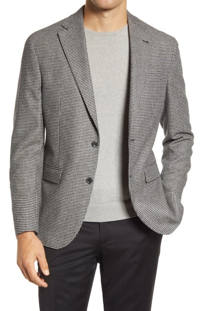 Shop Jack Victor Midland Houndstooth Wool & Cashmere Sport Coat In Grey