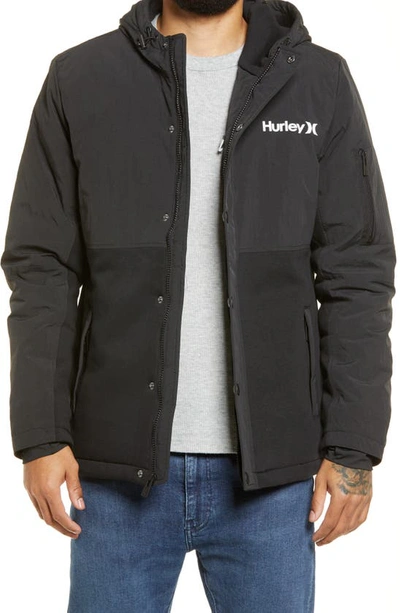 Shop Hurley Brett Jacket In Black